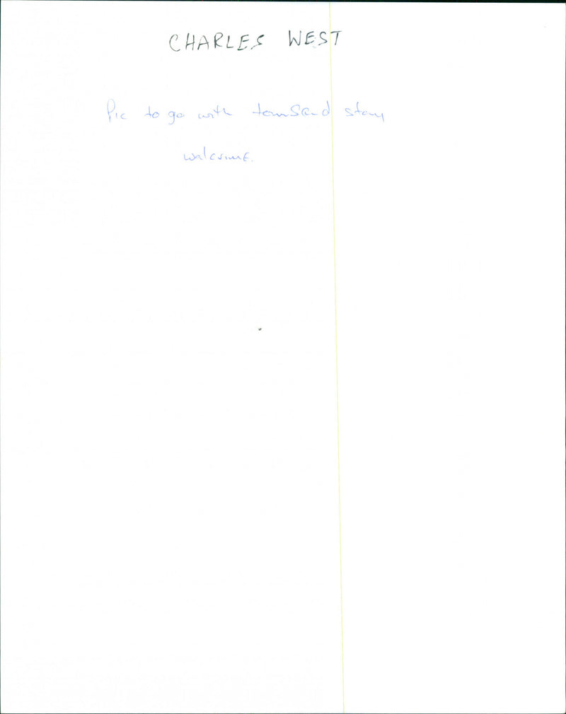 Charles West - Vintage Photograph