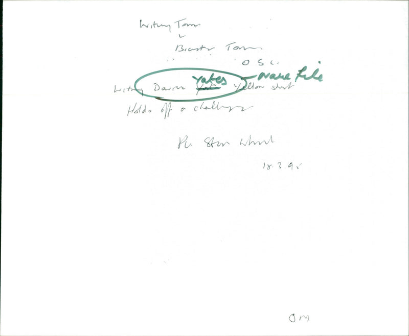 Darren Yates - Vintage Photograph