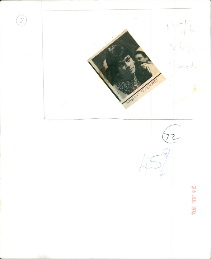 Janet Suzman - Vintage Photograph