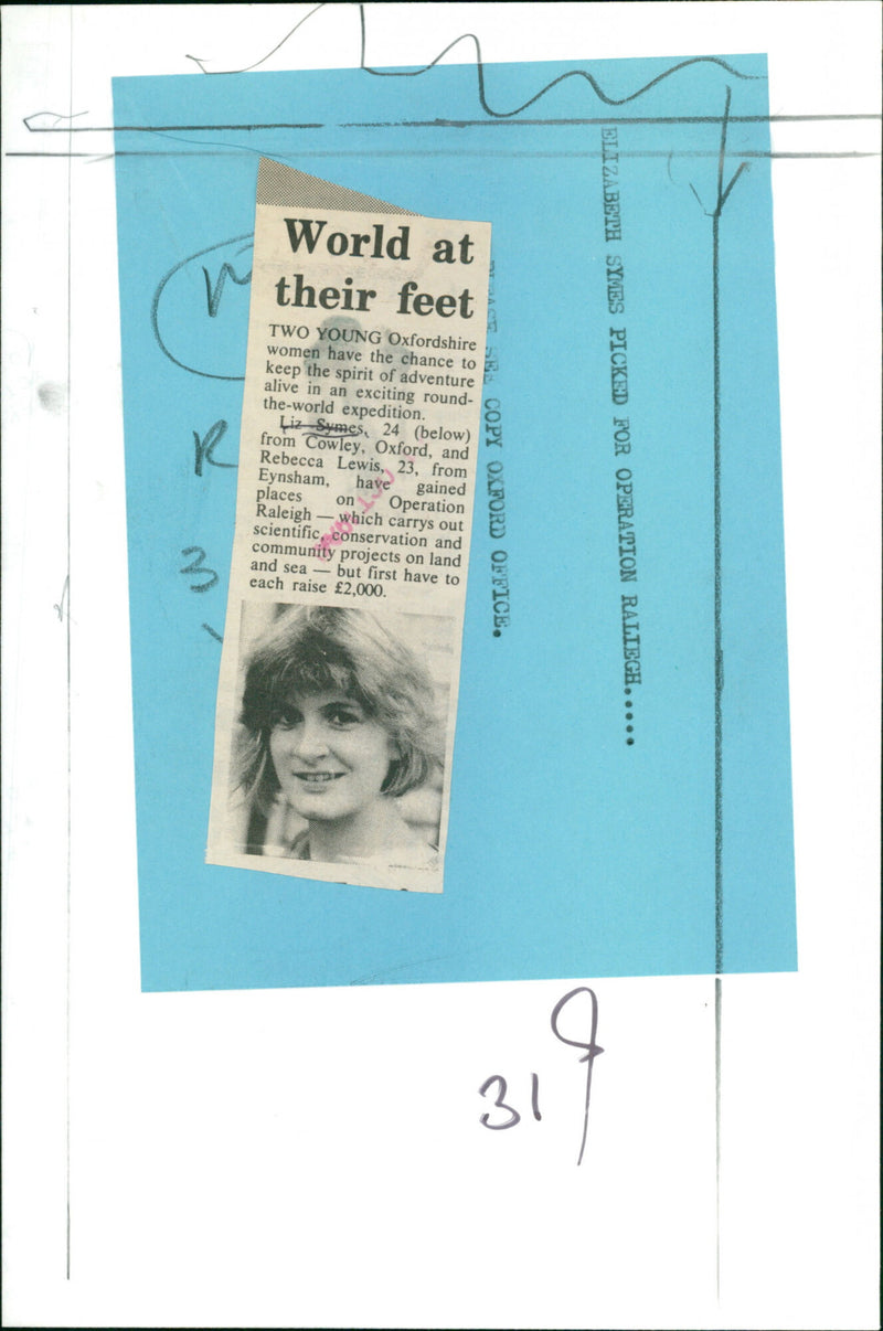 Liz Symes - Vintage Photograph