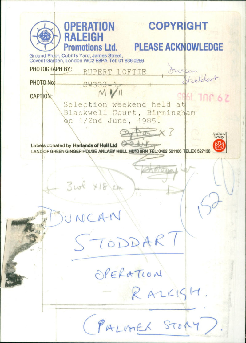 Duncan Stoddart - Vintage Photograph