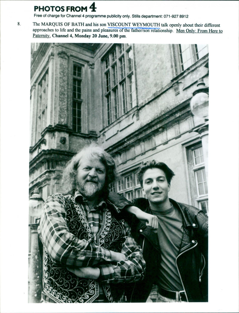 Viscount Weymouth - Vintage Photograph