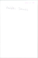 Andrew Thomas - Vintage Photograph