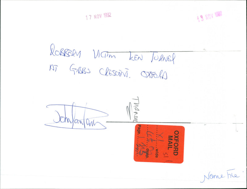 Kenneth Turner - Vintage Photograph