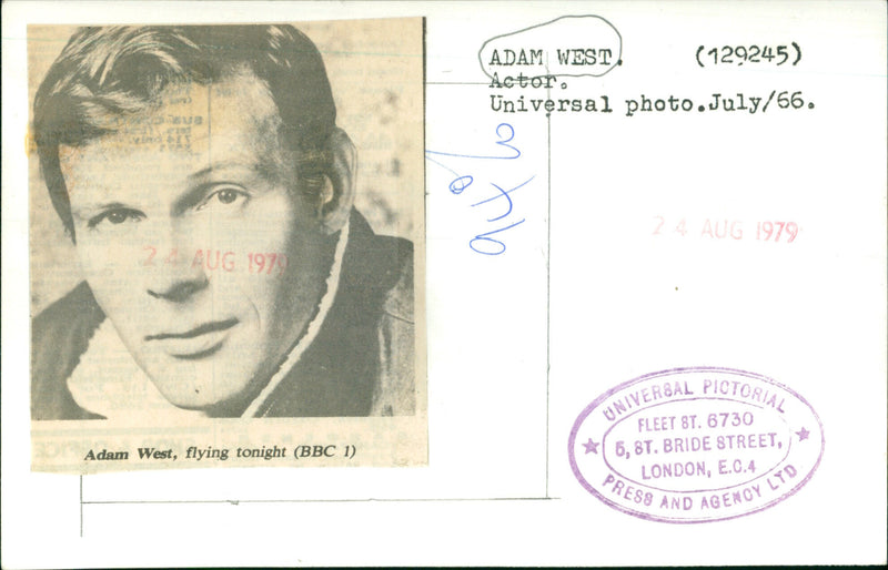 Adam West - Vintage Photograph