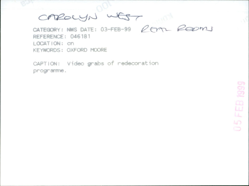 Carolyn West - Vintage Photograph