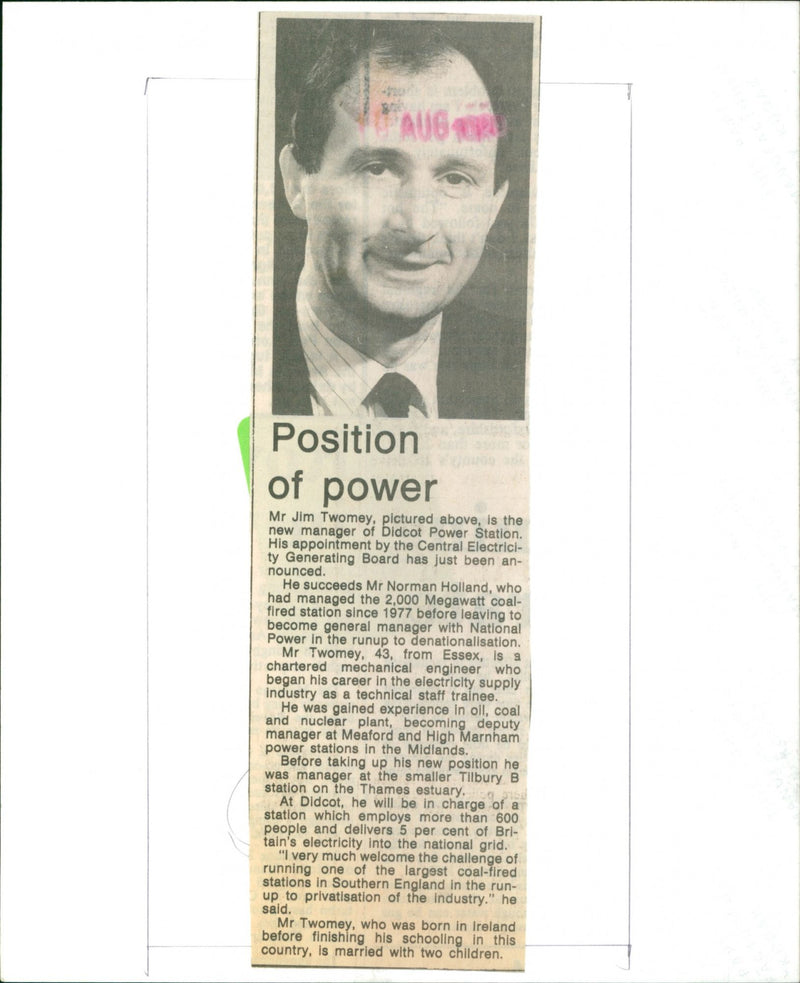 Jim Twomey - Vintage Photograph