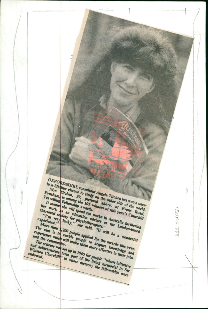 Angela Titchen - Vintage Photograph