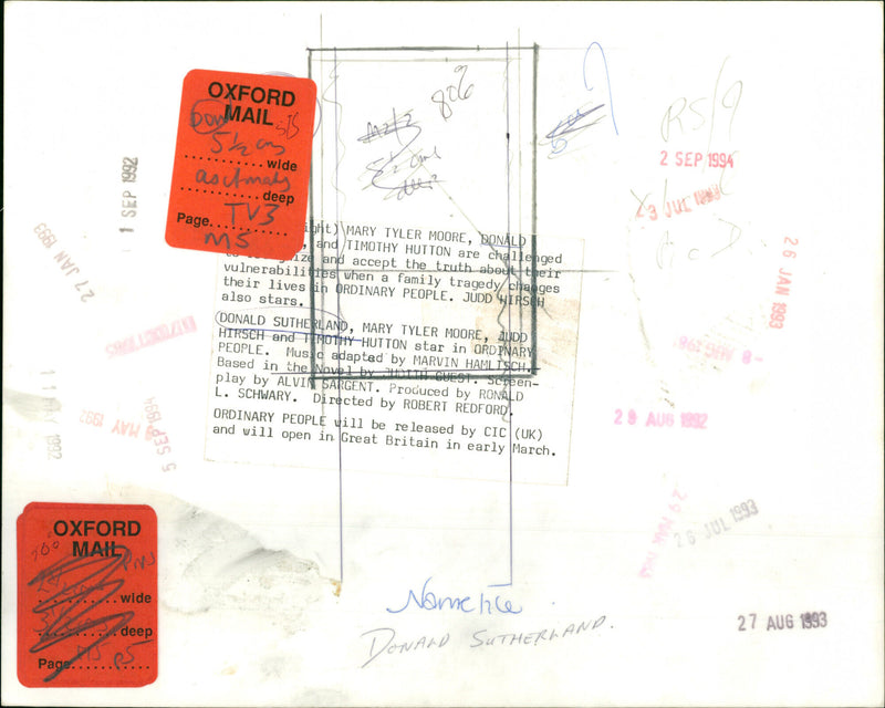 Donald Sutherland - Vintage Photograph