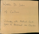 Dr. John Ward - Vintage Photograph