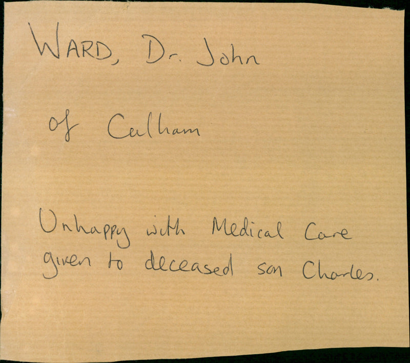 Dr. John Ward - Vintage Photograph