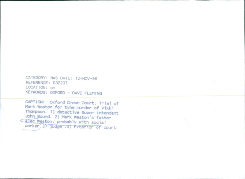 Alec Weston - Vintage Photograph