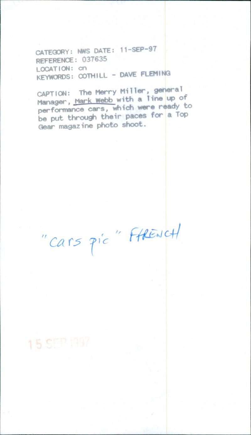 Mark webb - Vintage Photograph