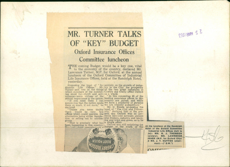 Mr. Lawrence Turner - Vintage Photograph