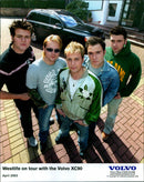 Westlife on tour with the Volvo XC90 - Vintage Photograph