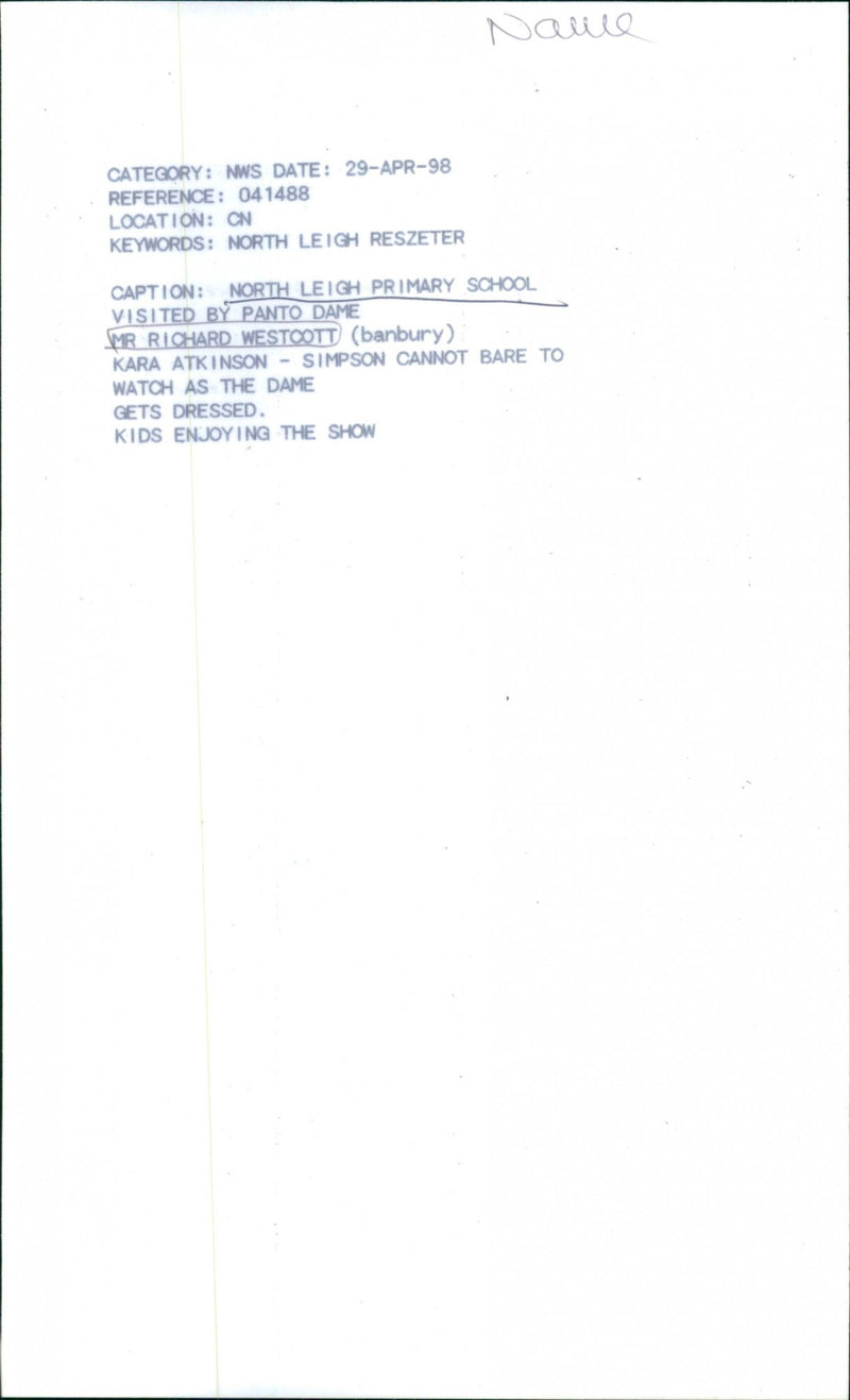 Richard Westcott - Vintage Photograph