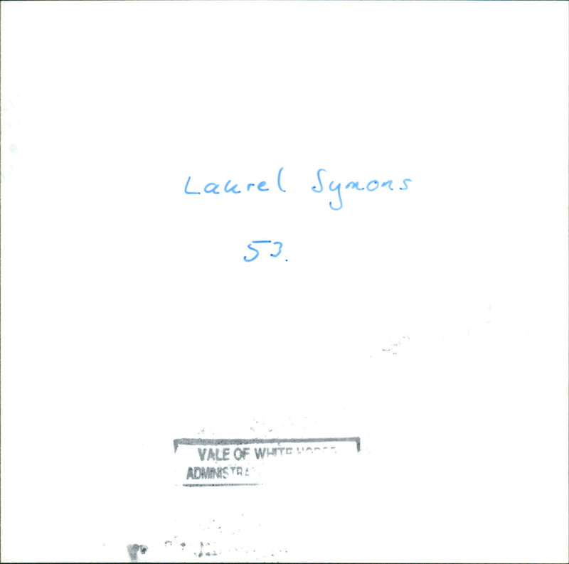 Laurel Symons - Vintage Photograph