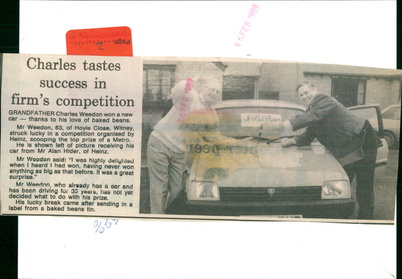 Mr. Alan Hider, Mr. Weedon - Vintage Photograph