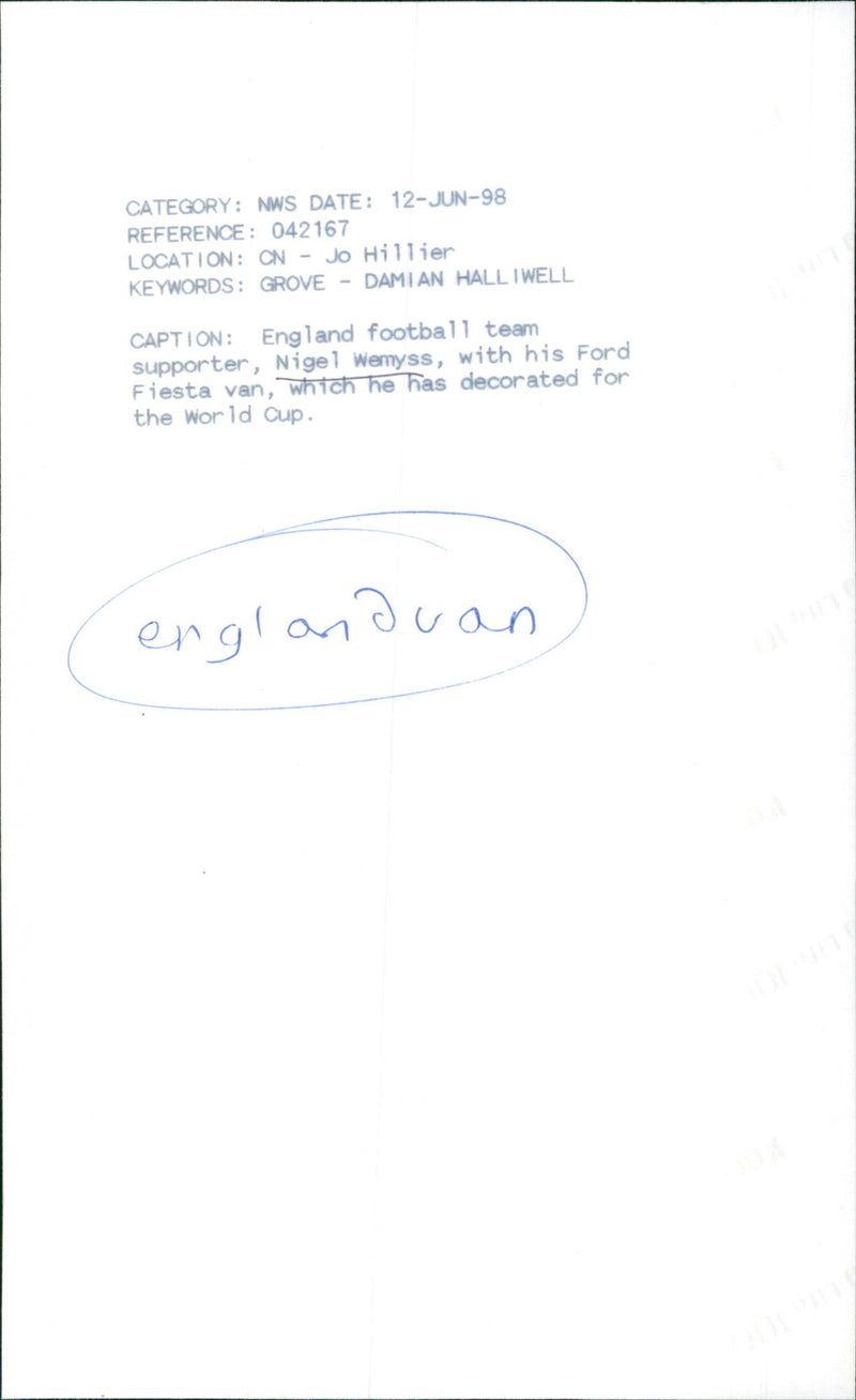 Nigel Wemyss - Vintage Photograph