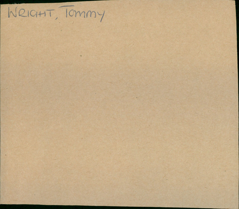 Tommy Wright - Vintage Photograph