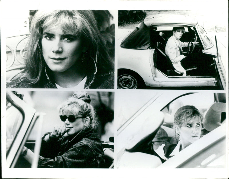 Imogen Stubbs and Anna Hee attend a film premiere in London, 1999. - Vintage Photograph