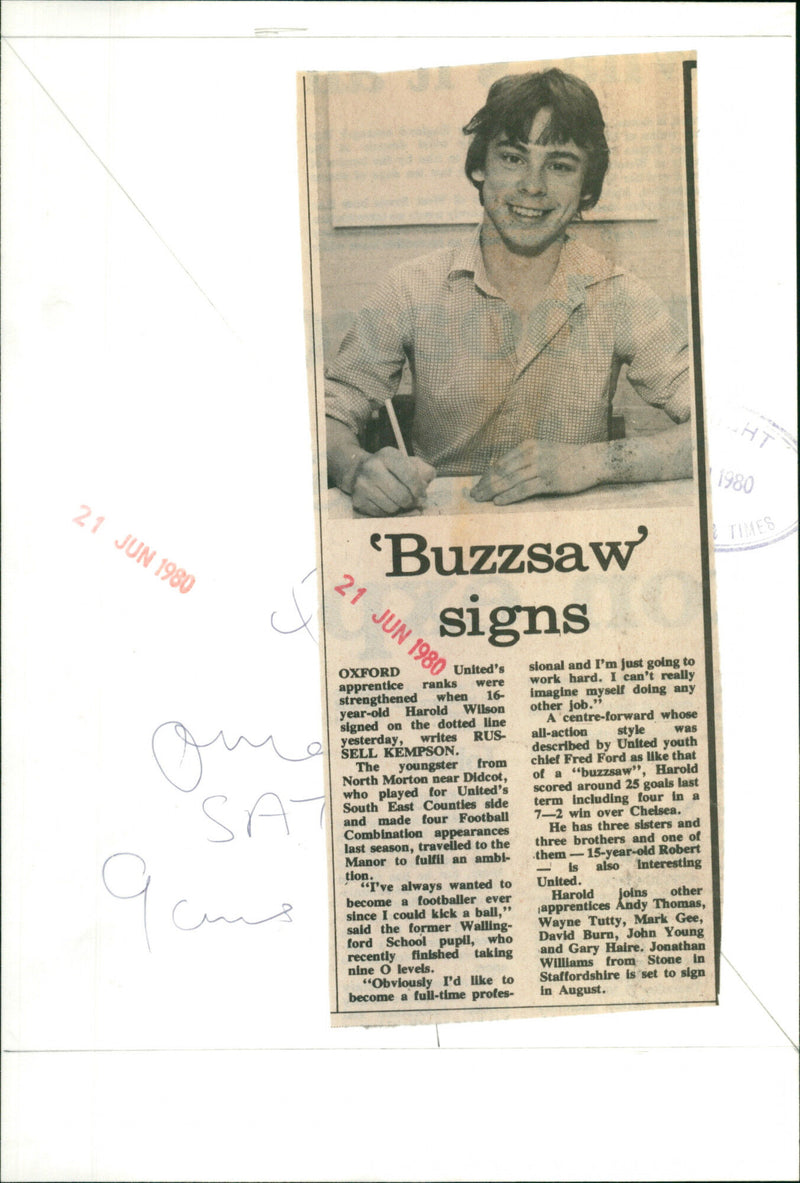 Harold Wilson - Vintage Photograph