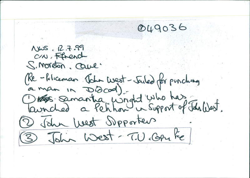 John West - Vintage Photograph