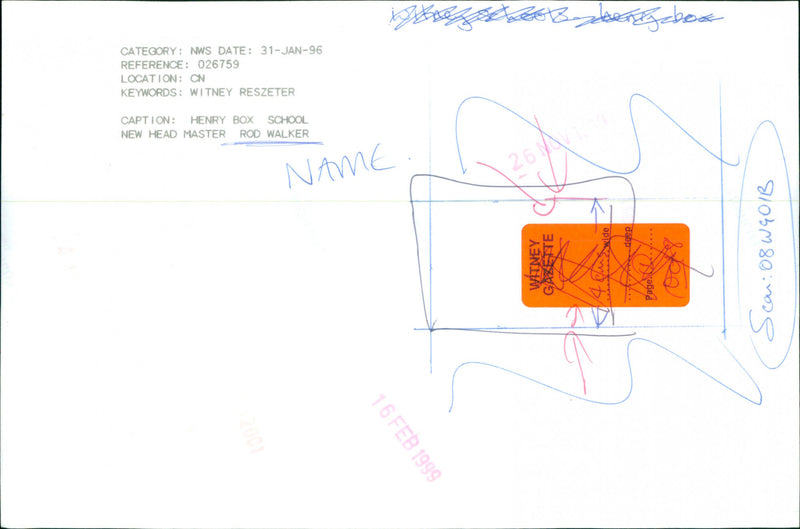 Rod Walker - Vintage Photograph