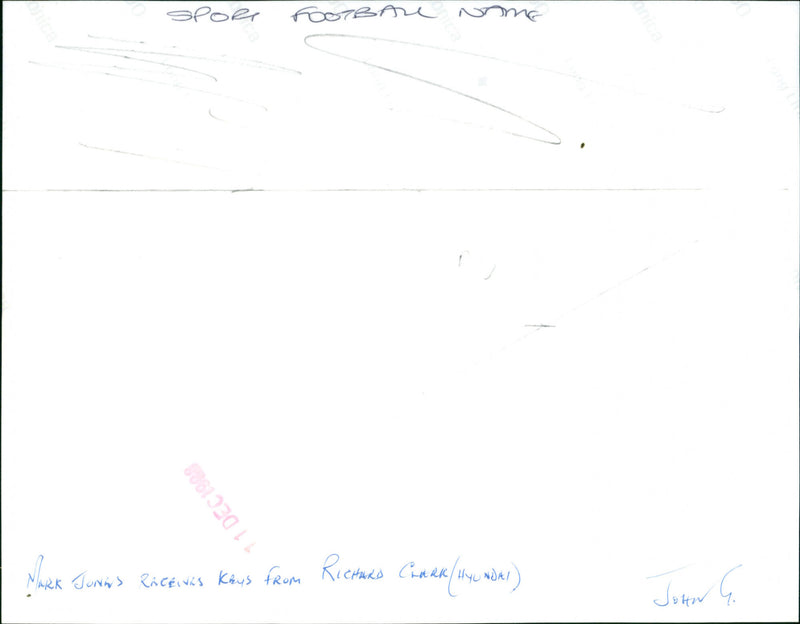 Mark Jones & Richard Clark - Vintage Photograph