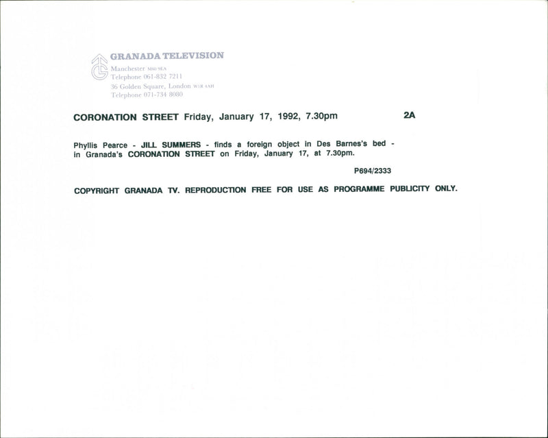 Jill Summers - Vintage Photograph