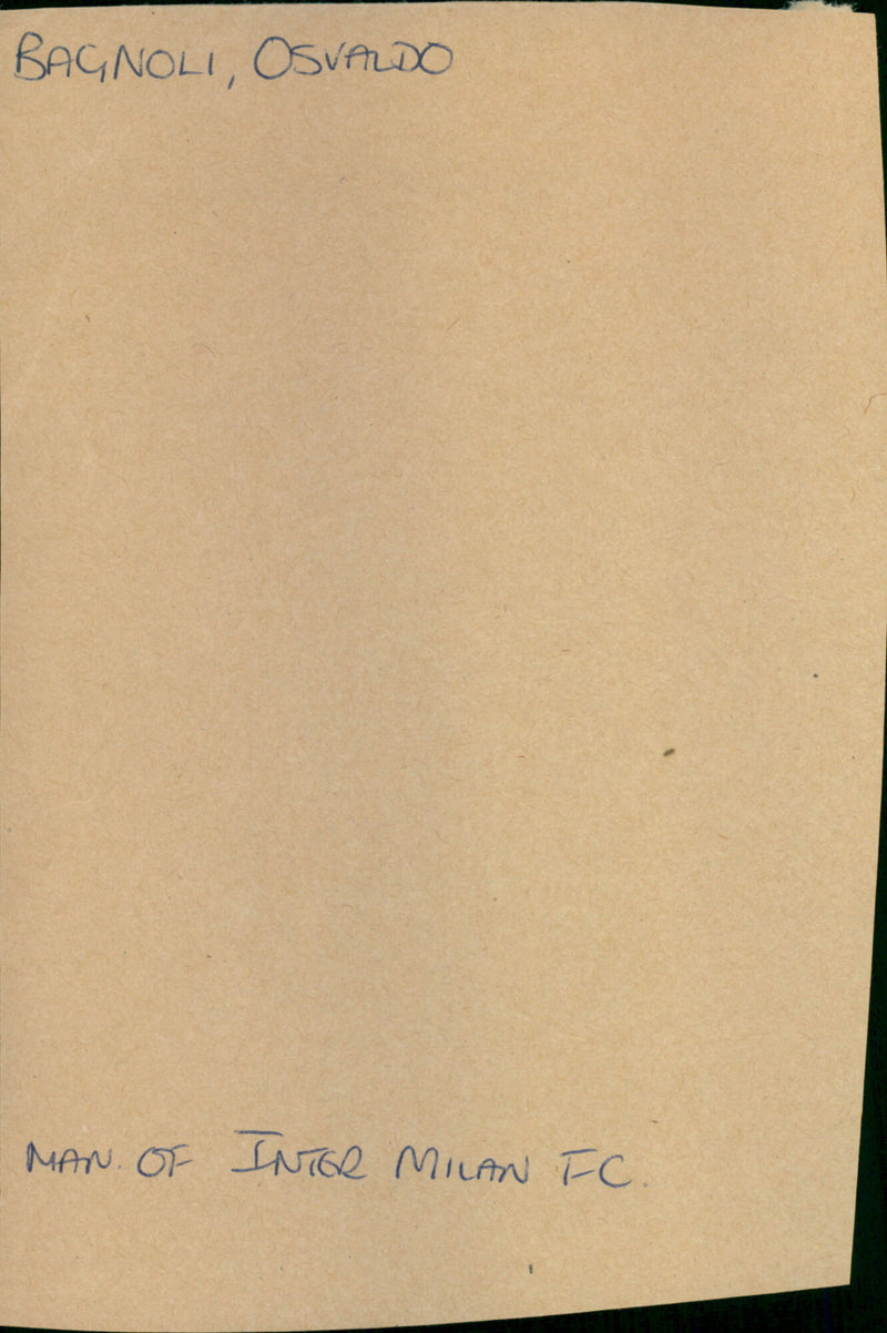 Osvaldo Bagnoli - Vintage Photograph