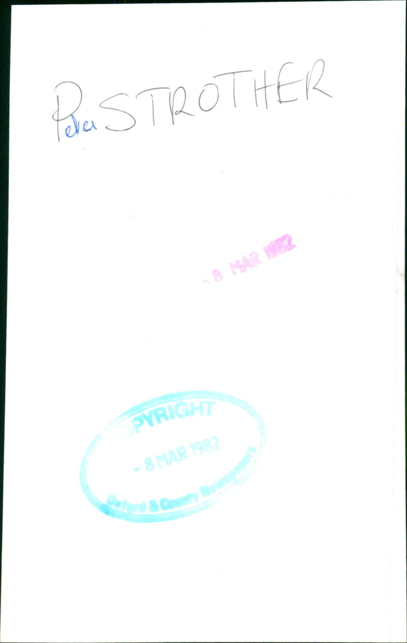 Peter Strother - Vintage Photograph