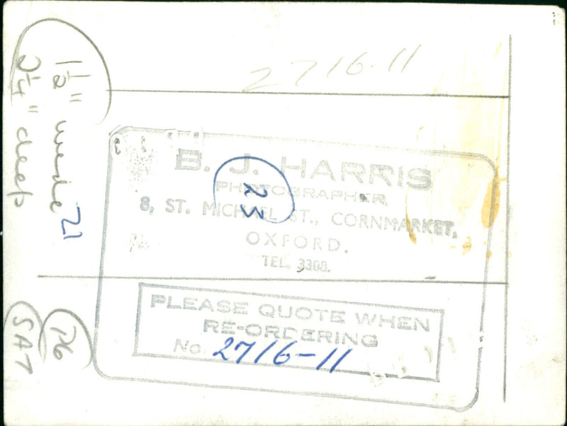 Eric Tolley - Vintage Photograph