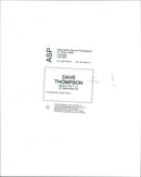 Thompson Dave - Vintage Photograph