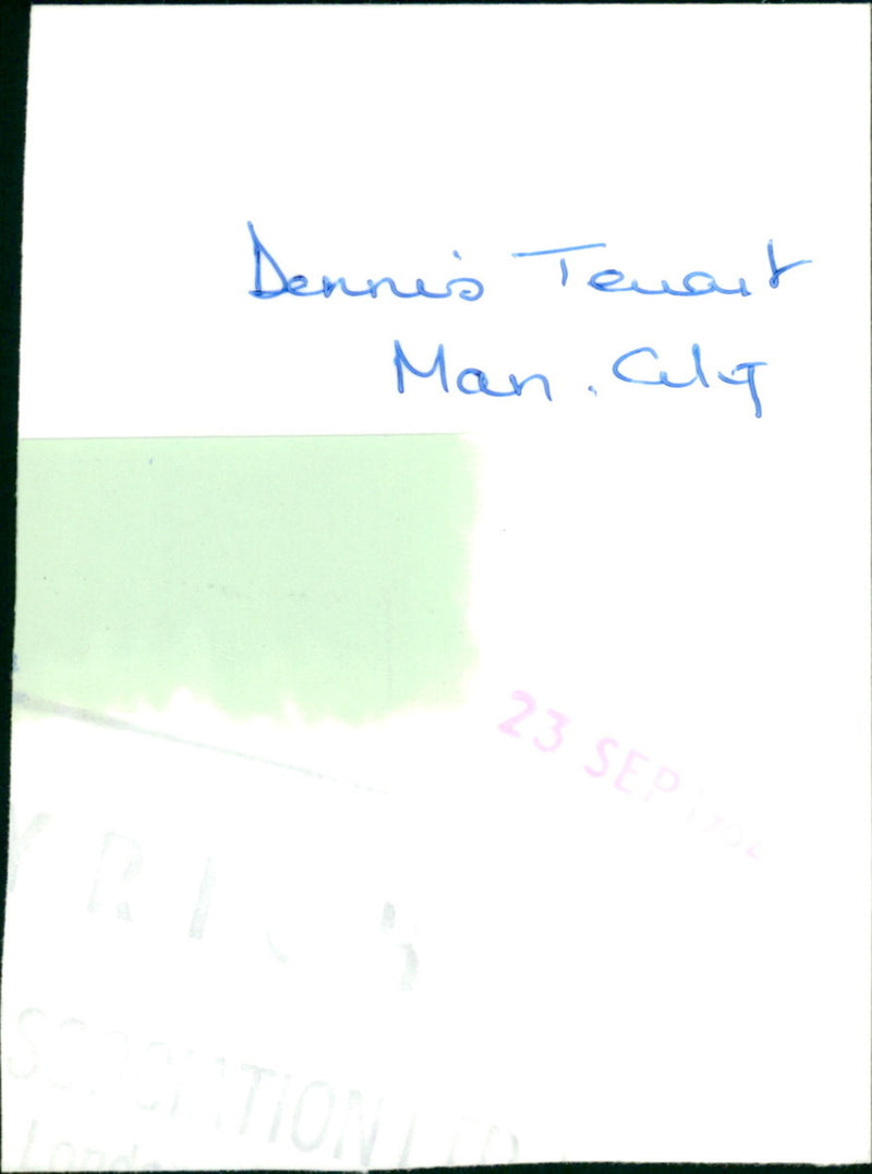 Dennis Tueart - Vintage Photograph