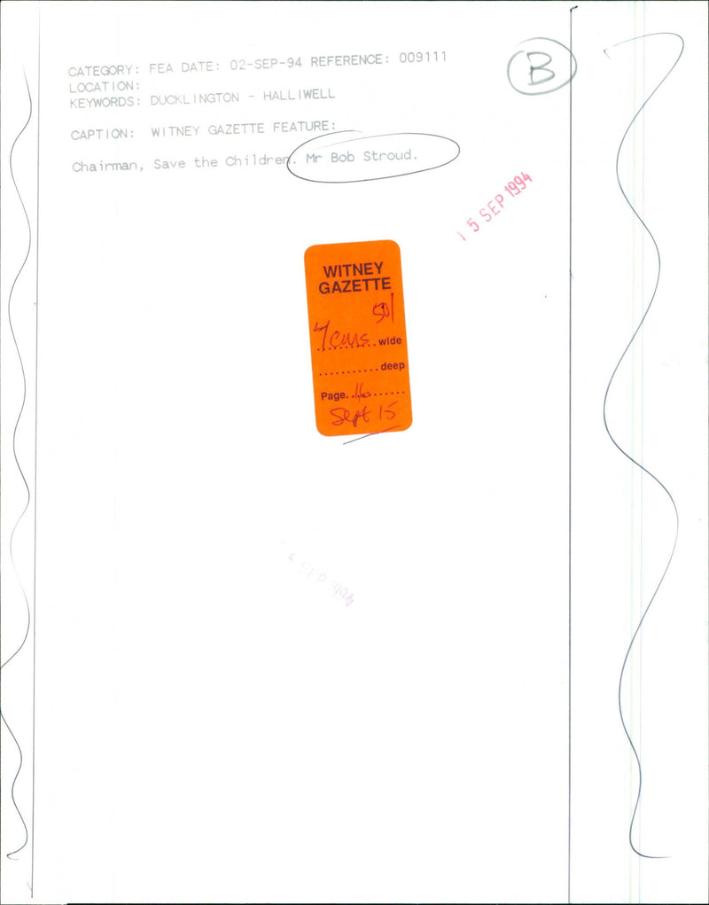 Mr. Bob Stroud - Vintage Photograph