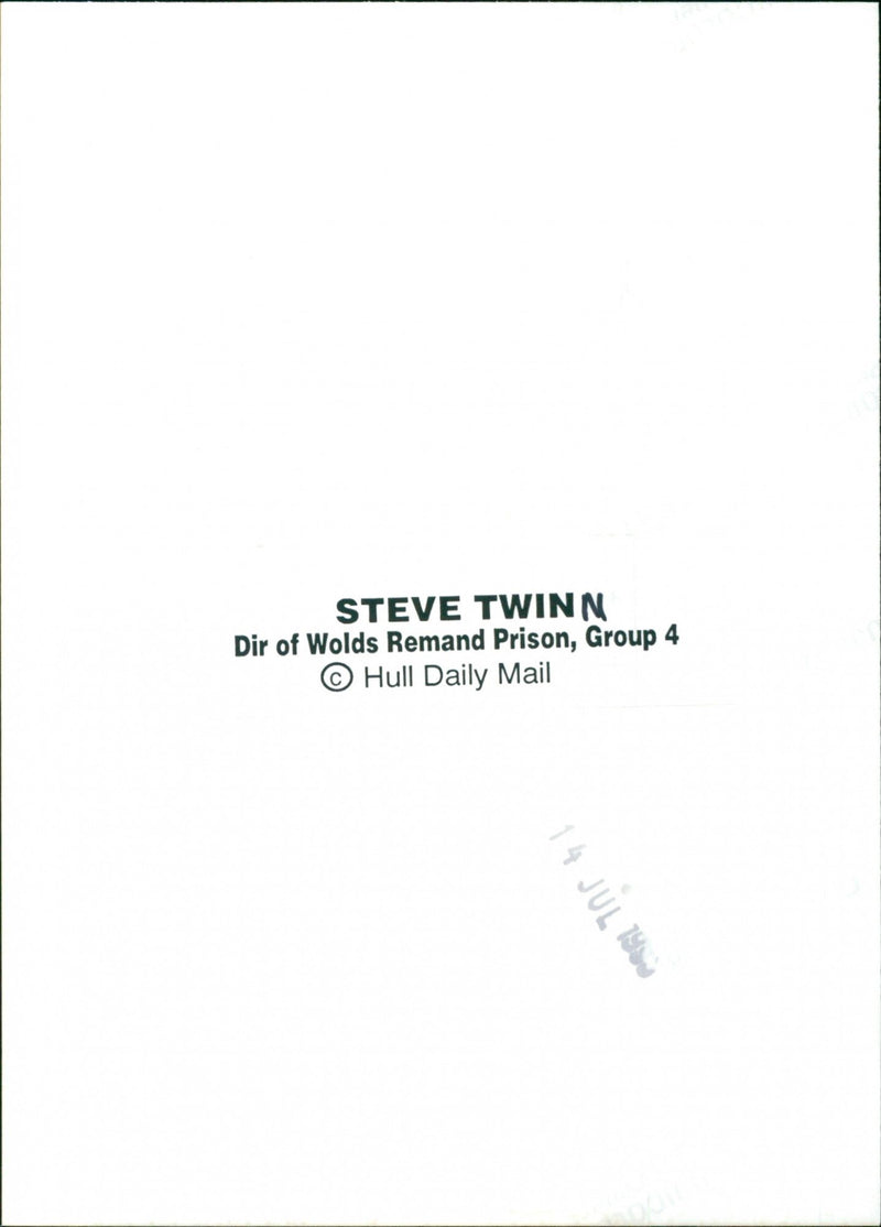 Steve Twinn - Vintage Photograph