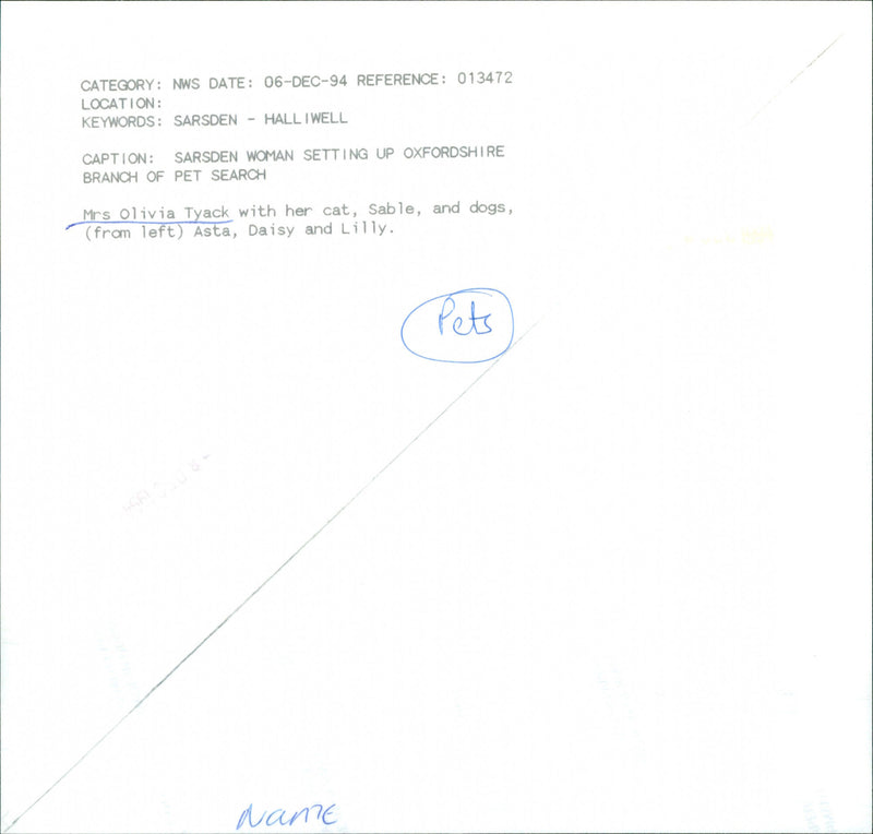 Olivia Tyack - Vintage Photograph