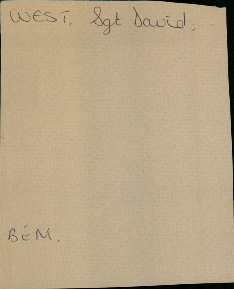 West David - Vintage Photograph