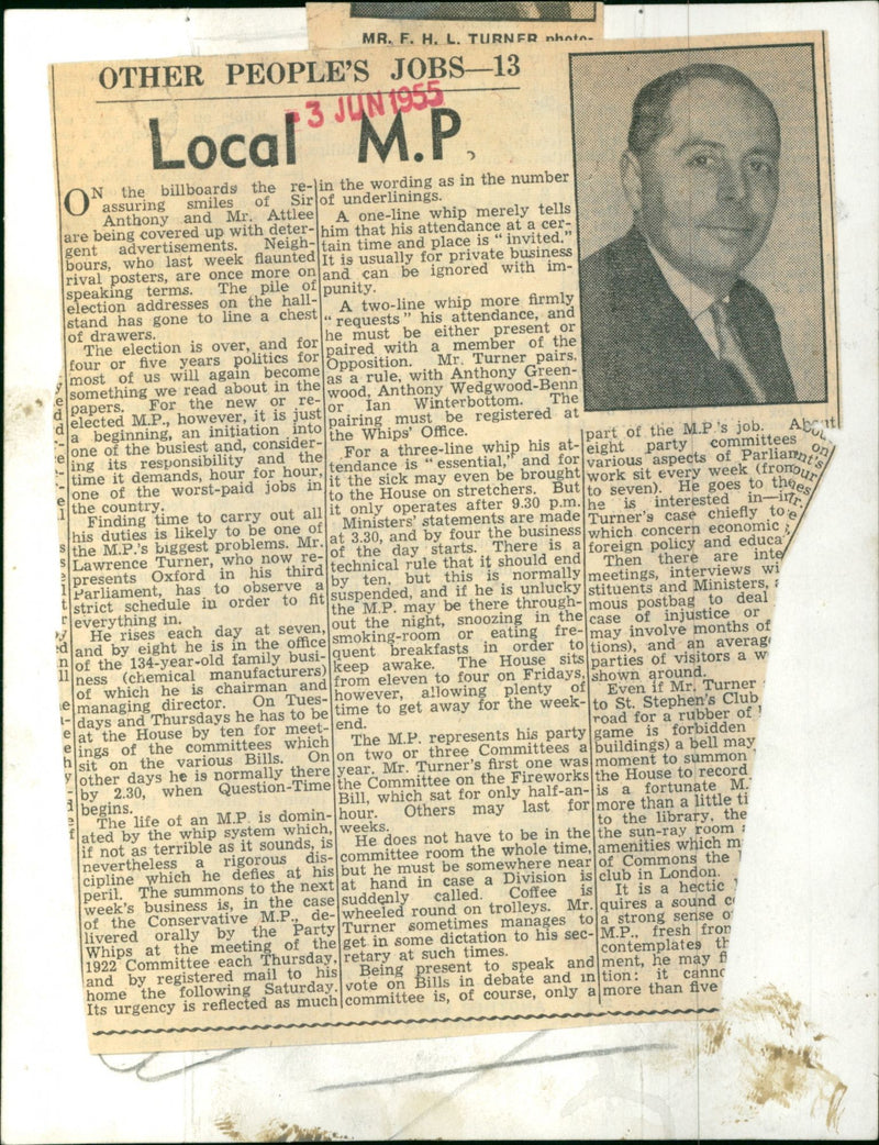 Lawrence Turner - Vintage Photograph