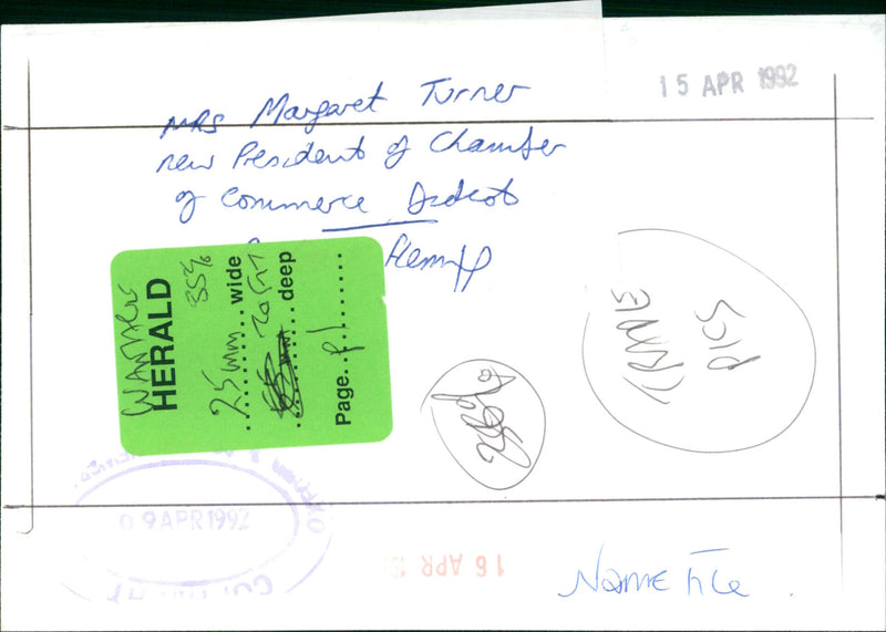 Mrs. Margaret Turner - Vintage Photograph