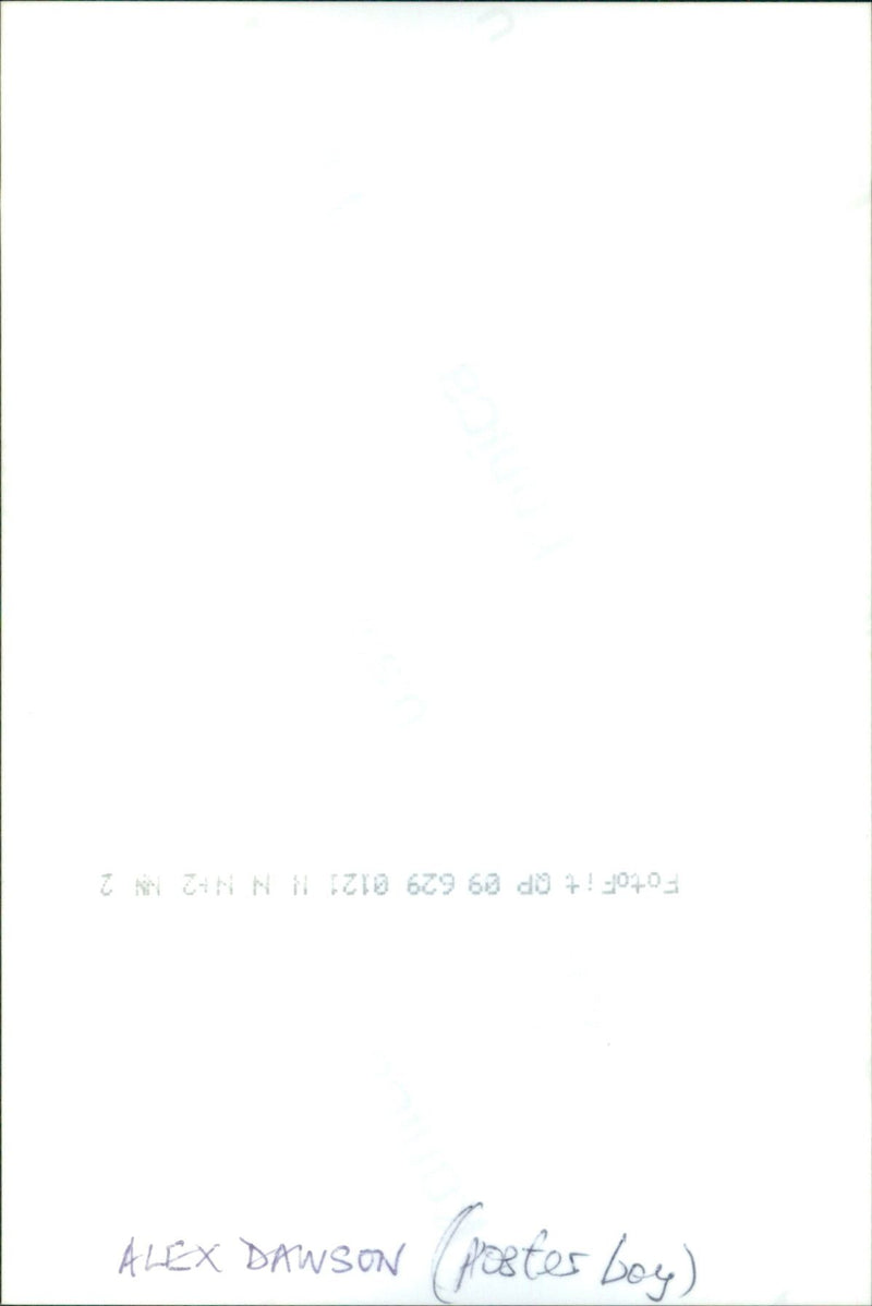 Alex Dawson - Vintage Photograph