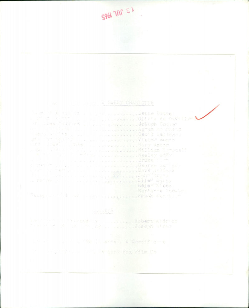 Olivia de Havilland - Vintage Photograph