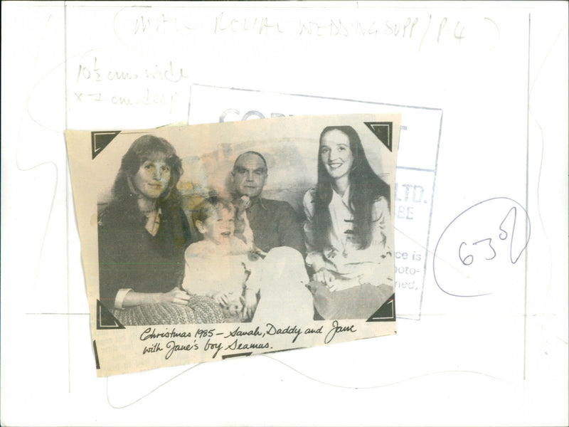 Sarah Ferguson's Family - Vintage Photograph