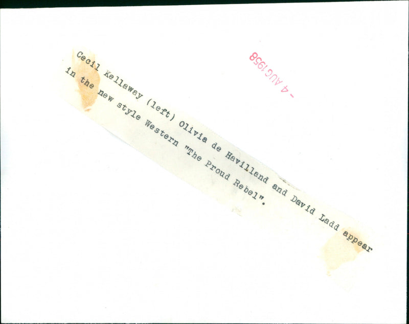 Olivia de Havilland - Vintage Photograph