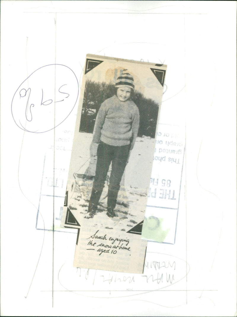 Sarah Ferguson - Vintage Photograph