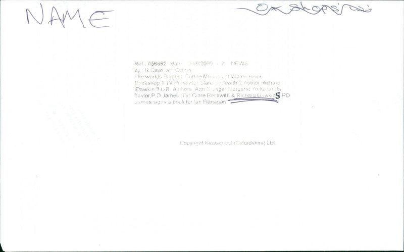 Richard Dawkins - Vintage Photograph