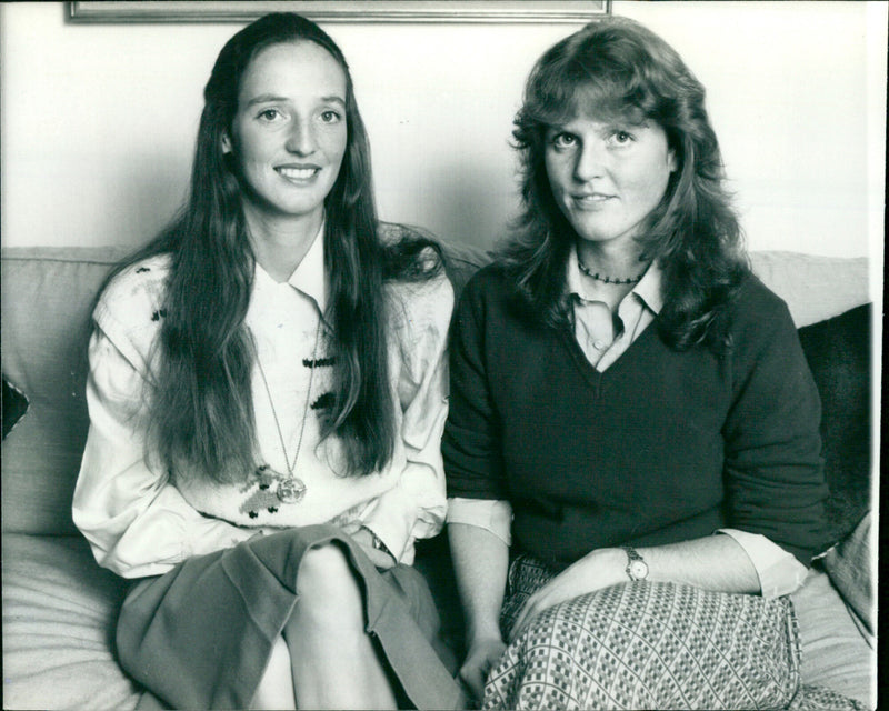 Sarah and Jane Ferguson - Vintage Photograph