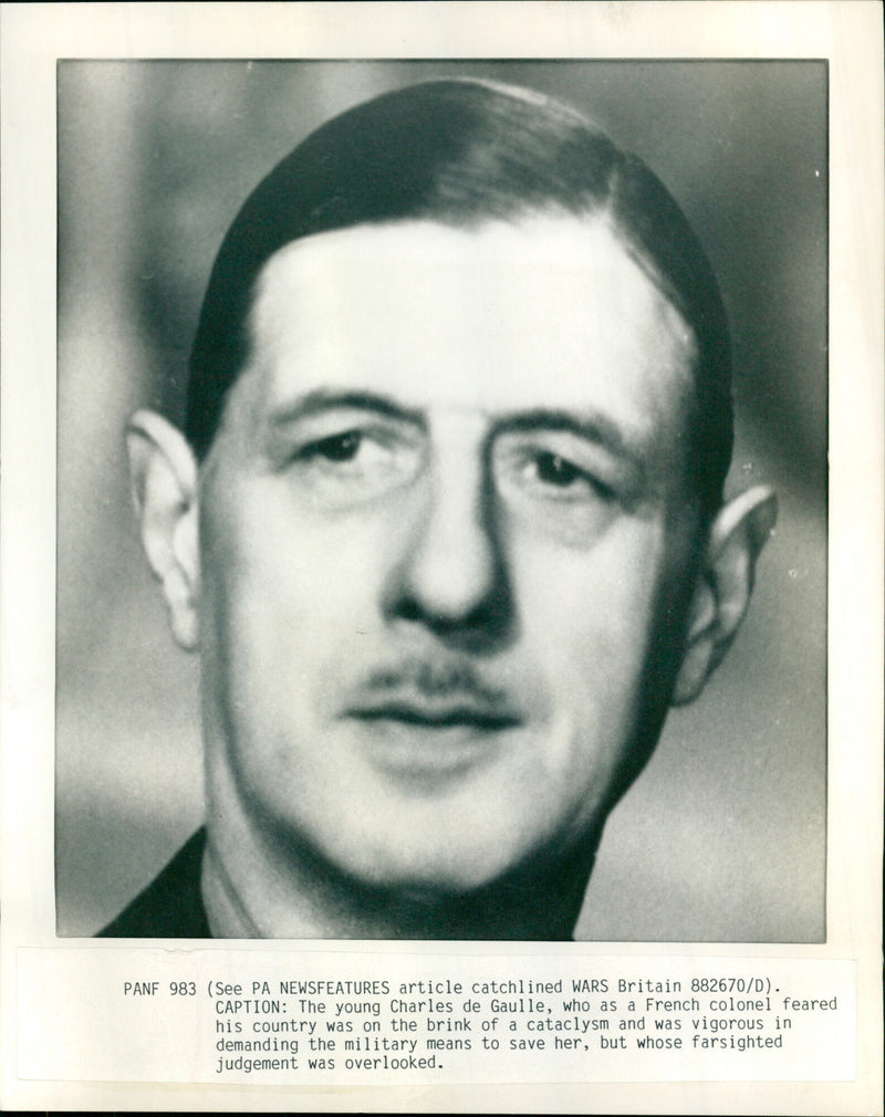 Charles de Gaulle - Vintage Photograph