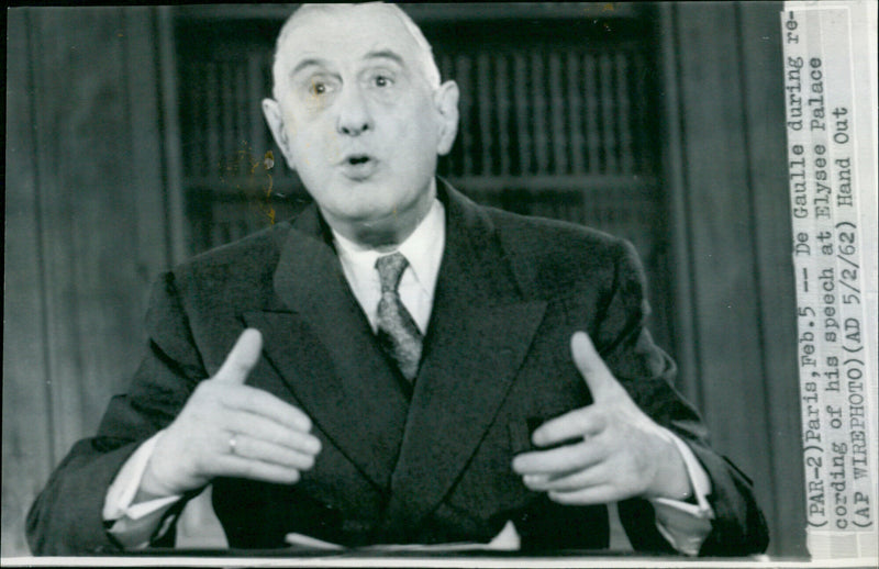 Charles de Gaulle - Vintage Photograph